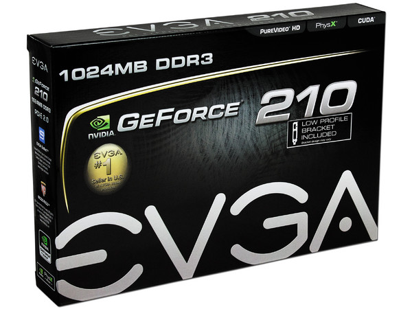 Tarjeta de Video EVGA NVIDIA GeForce 210, 1 GB GDDR3, HDMI, DVI, PCI Express x16.