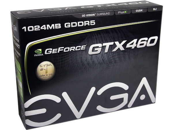 Tarjeta de Video EVGA NVIDIA GeForce GTX 460, 1GB GDDR5, Mini-HDMI, DVI. Puerto PCI Express 2.0