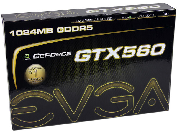 Tarjeta de Video EVGA NVIDIA GeForce GTX 560, 1024MB GDDR5, Mini-HDMI, Dual DVI, Puerto PCI Express 2.0
