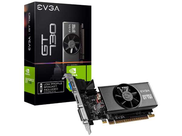 Tarjeta de Video NVIDIA GeForce GT 730 EVGA, 2GB GDDR5, 1xHDMI, 1xDVI, 1xVGA, PCI Express x16 2.0