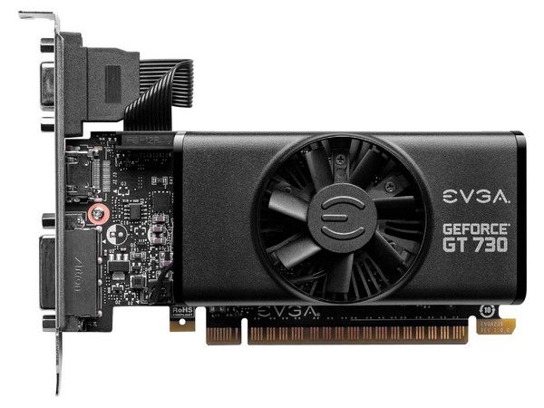 Tarjeta de Video NVIDIA GeForce GT 730 EVGA, 2GB GDDR5, 1xHDMI, 1xDVI, 1xVGA, PCI Express x16 2.0