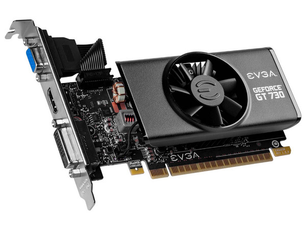 Tarjeta de Video NVIDIA GeForce GT 730 EVGA, 2GB GDDR5, 1xHDMI, 1xDVI, 1xVGA, PCI Express x16 2.0