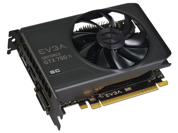 Tarjeta de Video EVGA NVIDIA GeForce GTX 750 Ti, 2 GB GDDR5, DisplayPort, HDMI, Puerto PCI Express x16 3.0.