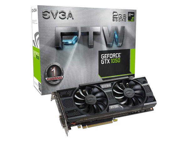 Tarjeta de Video NVIDIA GeForce GTX 1050 EVGA FTW GAMING, 2GB GDDR5, 1xHDMI, 1xDVI, 1xDisplayPort, PCI Express 3.0