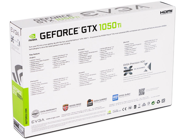 Tarjeta de Video NVIDIA GeForce GTX 1050 Ti EVGA SC GAMING, 4GB GDDR5, 1xHDMI, 1xDVI, 1xDisplayPort, PCI Express x16 3.0