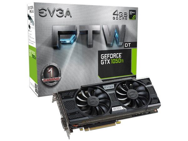 Tarjeta de Video NVIDIA GeForce GTX 1050Ti EVGA FTW DT GAMING, 4GB GDDR5, 1xHDMI, 1xDVI, 1xDisplayPort, PCI Express x16 3.0
