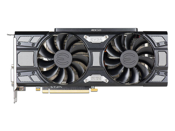 Tarjeta de Video NVIDIA GeForce GTX 1070 EVGA GAMING, 8GB GDDR5, 1xHDMI, 1xDVI, 3xDisplayPort, PCI Express x16 3.0