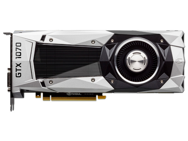 Tarjeta de Video EVGA NVIDIA GTX 1070 FOUNDERS EDITION, 8GB GDDR5, DisplayPort, HDMI, DVI, Puerto PCI Express 3.0