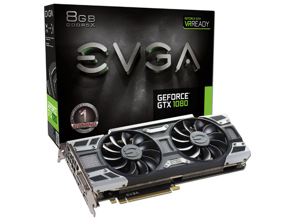 Tarjeta de Video NVIDIA EVGA GeForce GTX 1080, 8GB GDDR5X, 1xHDMI, 1xDVI, 3xDisplayPort, PCI Express x16 3.0