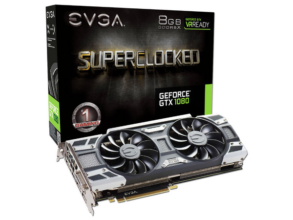 Tarjeta de Video NVIDIA GeForce GTX 1080 EVGA, 8GB GDDR5X, PCI Express x16 3.0