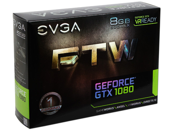 Tarjeta de Video NVIDIA GeForce GTX 1080 EVGA FTW GAMING, 8GB GDDR5X, 1xHDMI, 1xDVI, 3xDisplayPort, PCI Express x16 3.0
