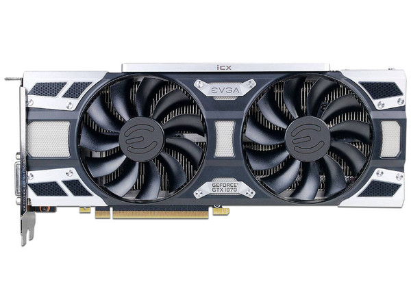 Tarjeta de Video NVIDIA GeForce GTX 1070 EVGA Gaming, 8GB GDDR5, 1xHDMI, 1xDVI, 3xDisplayPort, PCI Express 3.0.