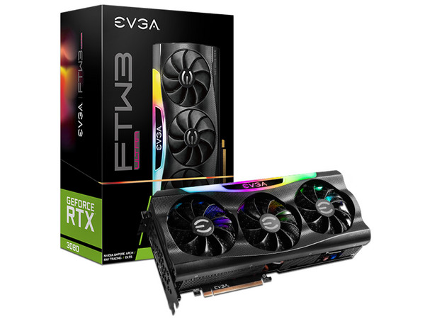 Tarjeta de Video NVIDIA GeForce RTX 3080 EVGA FTW3 ULTRA GAMING, 10GB GDDR6X, 1xHDMI, 3xDisplayPort, PCI Express x16 4.0
