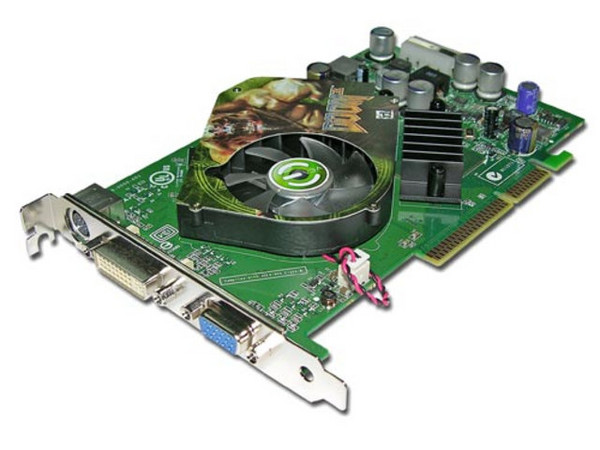 T. de Video eVGA GeForce 6600GT con 128MB DDR3, AGP 8x y Salida a TV
