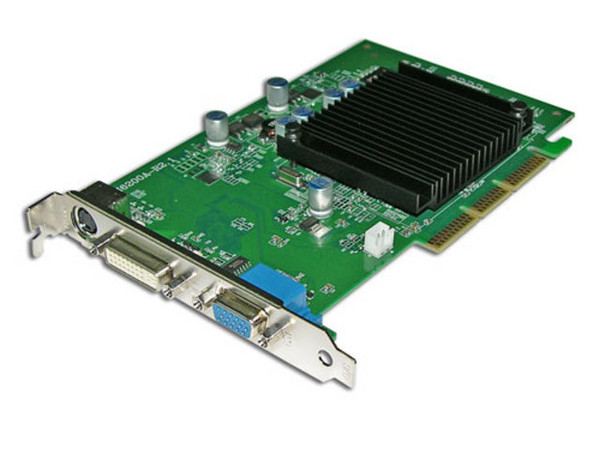 T. de Video eVGA GeForce 6200LE con 256MB DDR2, AGP 8x y Salida a TV.