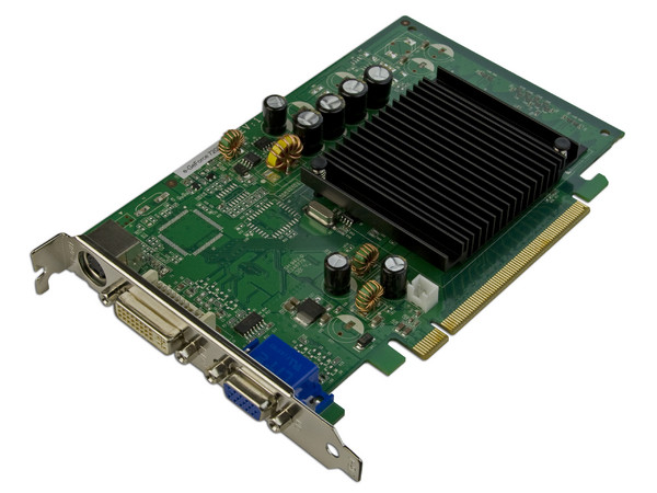 T. de Video EVGA GeForce 7200GS con 256MB soporta hasta 512MB, DVI y Salida a TV. Puerto PCI Express x 16