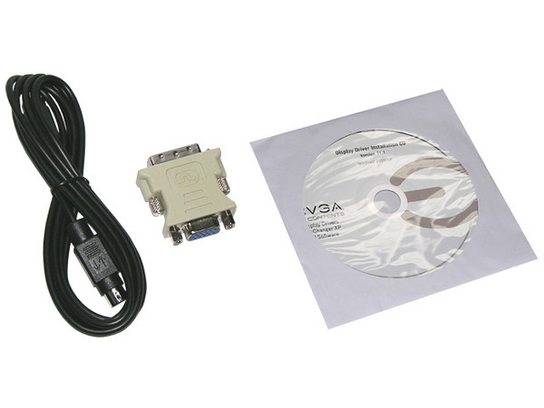 T. de Video eVGA GeForce 7300GS con 256MB DDR2, DVI y Salida a TV. Puerto PCI Express x 16