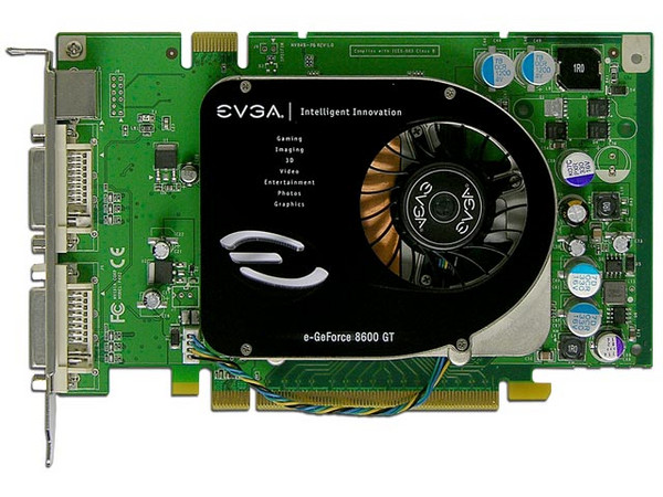 Tarjeta de Video EVGA NVIDIA GeForce 8600GT, 256MB DDR3, Salida a TV, 100% compatible con DirectX 10. Puerto PCI Express 16x