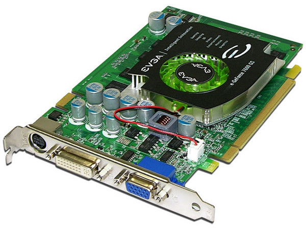 T. de Video EVGA GeForce 7600GS con 512MB, Salida a TV. Puerto PCI Express x 16