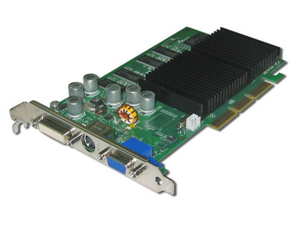 T. de Video eVGA nVidia GeForce FX 5200 con 256MB DDR, Salida a TV y AGP 8X.