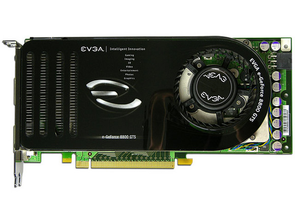 Tarjeta de Video EVGA GeForce 8800GTS, 640MB DDR3, Dual DVI, Salida a TV/HDTV. DirectX 10. PCI Express 16x