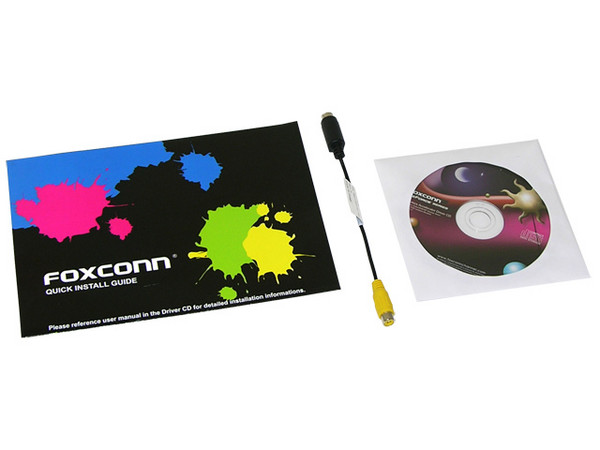 T. de Video Foxconn GeForce 7200GS con 128MB DDR2, DVI y Salida a TV. Puerto PCI Express x 16