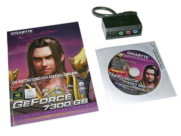 T. de Video GigaByte GeForce 7300GS con 128MB DDR2, Salida a TV. Puerto PCI Express x 16