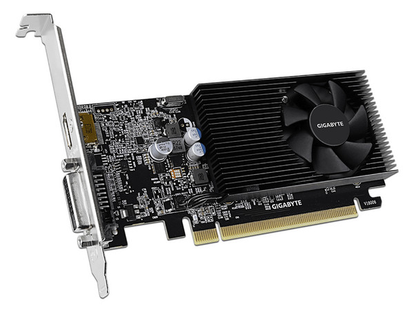 Tarjeta de Video NVIDIA GeForce GT 1030 GIGABYTE D4 Low Profile, 2GB SDDR4, 1xHDMI, 1xDVI, PCI Express 3.0