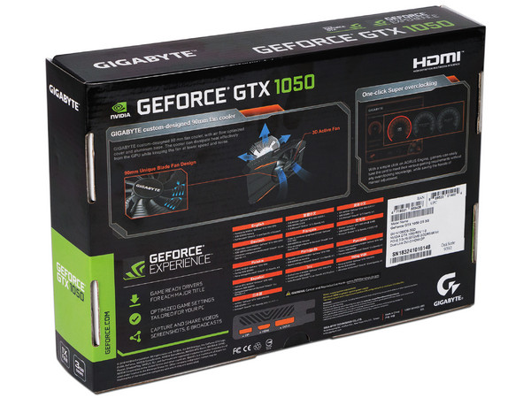 Tarjeta de Video NVIDIA GeForce GTX 1050 Gigabyte, 3GB GDDR5, 1xHDMI, 1xDVI, 1xDisplayPort, PCI Express x16 3.0.