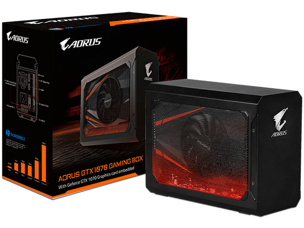 Tarjeta de Video NVIDIA GeForce GTX 1070 Gigabyte AORUS  Gaming Box, 8GB GDDR5, 1xHDMI, 2xDVI, 1xDisplayPort, PCI Express x16 3.0