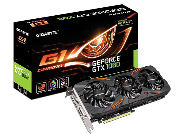 Tarjeta de Video NVIDIA GeForce GTX 1080 Gigabyte G1 Gaming, 8GB GDDR5X, 1xHDMI, 1xDVI, 3xDisplayPort, PCI Express x16 3.0