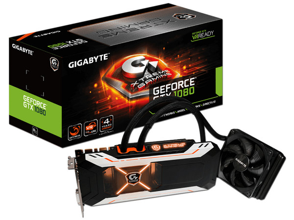 Tarjeta de Video NVIDIA Gigabyte GeForce GTX 1080 Xtreme Gaming WATERFORCE, 8GB GDDR5X, 1xHDMI, 1xDVI, 3xDisplayPort, PCI Express x16 3.0