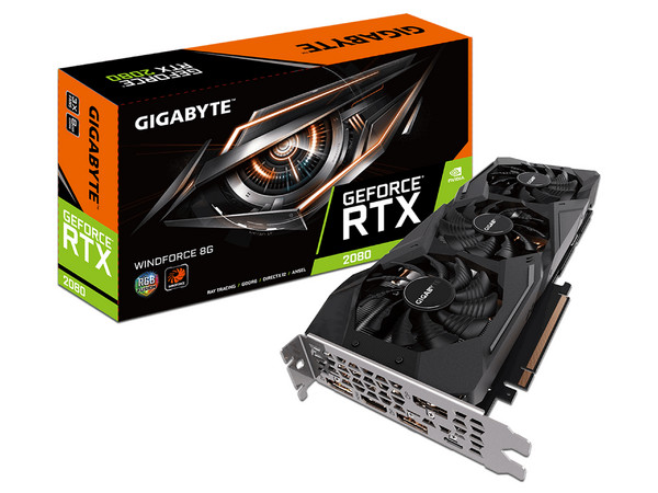 Tarjeta de Video NVIDIA GeForce RTX 2080 Gigabyte WINDFORCE, 8GB GDDR6, 1xHDMI, 1xUSB-C, 3xDisplayPort, PCI Express x16 3.0