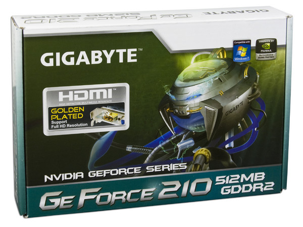 Tarjeta de Video Gigabyte NVIDIA GeForce 210, 512MB DDR2, HDMI. Puerto PCI Express 2.0