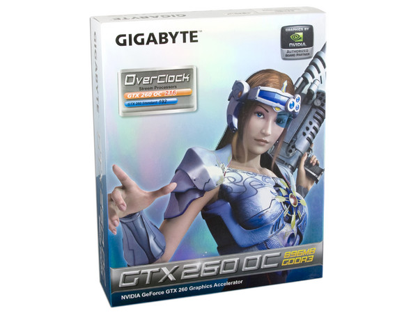 Tarjeta de Video Gigabyte NVIDIA GeForce GTX 260 OC, 896MB DDR3. Puerto PCI Express 2.0