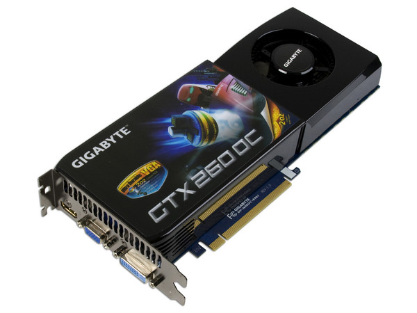 Tarjeta de Video Gigabyte NVIDIA GeForce GTX 260, 896MB DDR3. Puerto PCI Express 2.0