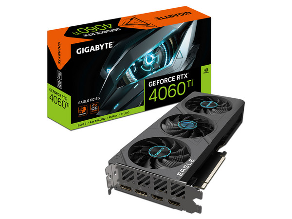 Tarjeta de Video NVIDIA GeForce RTX 4060 Ti GIGABYTE EAGLE OC 8G, 8GB GDDR6, 2xHDMI, 2xDisplayPort, PCI Express x16 4.0