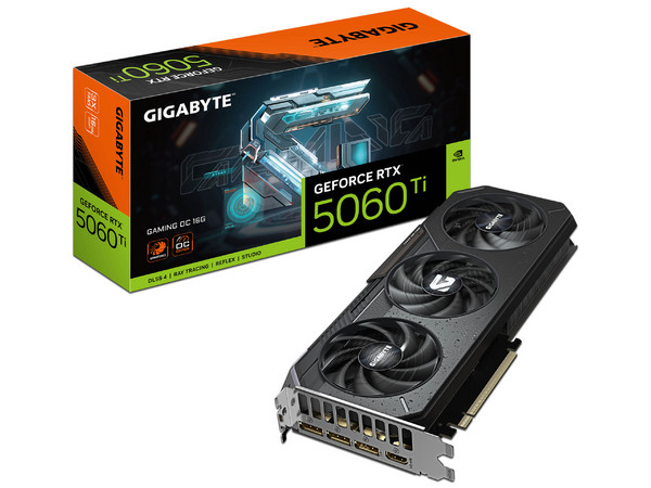 Tarjeta de Video NVIDIA GeForce RTX 5060 TI Gigabyte GAMING OC 16G, 16GB GDDR7, 1xHDMI, 3xDisplayPort, PCI Express 5.0
