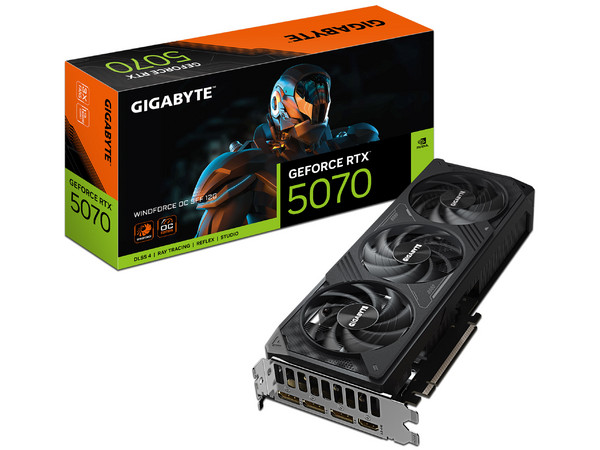 Tarjeta de Video NVIDIA GeForce RTX 5070 Gigabyte WINDFORCE OC SFF 12G, 12GB GDDR7, 1xHDMI, 3xDisplayPort, PCI Express 5.0.