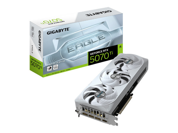 Tarjeta de Video NVIDIA GeForce RTX 5070 Ti Gigabyte EAGLE OC ICE SFF 16G, 16GB GDDR7, 1xHDMI, 3xDisplayPort, PCI Express 5.0.