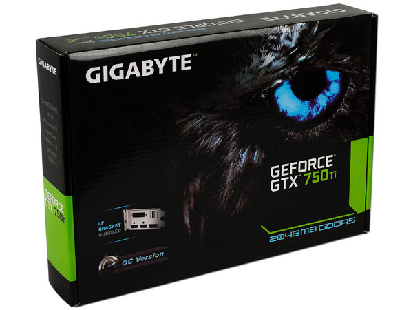 Tarjeta de Video NVIDIA Gigabyte GeForce GTX 750 Ti, 2GB GDDR5, PCI Express 3.0