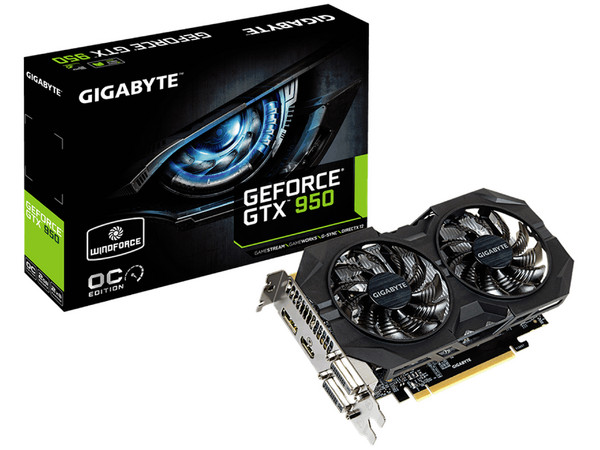 Tarjeta de Video NVIDIA Gigabyte GeForce GTX 950 OC Edition, 2GB GDDR5, 1xHDMI, 2xDVI, 1xDisplayPort, PCI Express 3.0