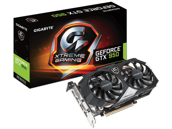 Tarjeta de Video NVIDIA Gigabyte GeForce GTX 950 Xtreme Gaming, 2GB GDDR5, 1xHDMI, 1xDVI, 3xDisplayPort, PCI Express x16 3.0