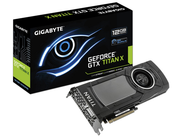 Tarjeta de Vídeo Gibabyte NVIDIA GeForce GTX Titan X, 12 GB GDDR5, DisplayPort, HDMI, DVI. Puerto PCI Express 3.0.