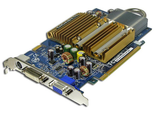 Tarjeta de Video Gigabyte GeForce 7600 GS con 512MB DDR2, DVI y Salida a TV. Puerto PCI Express x 16