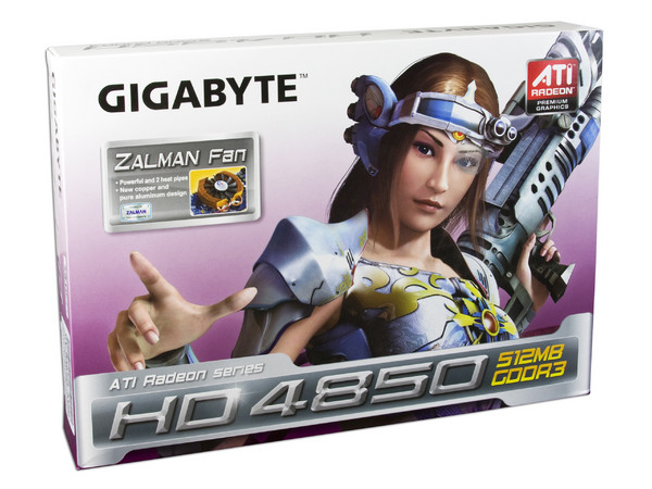 Tarjeta de Video Gigabyte ATI HD 4850 con Ventilador Zalman, 512MB DDR3, Salida a TV, DirectX 10.1, Puerto PCI Express 2.0