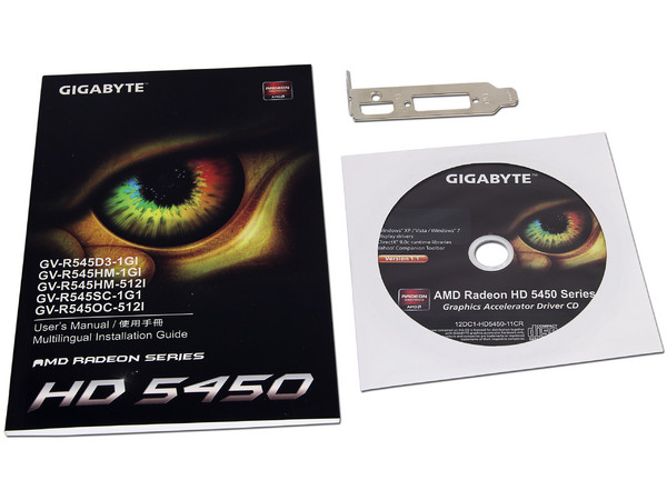 Tarjeta de Video Gigabyte Radeon HD 5450, 512MB DDR3, HDMI, DVI, DirectX 11, Puerto PCI Express 2.1