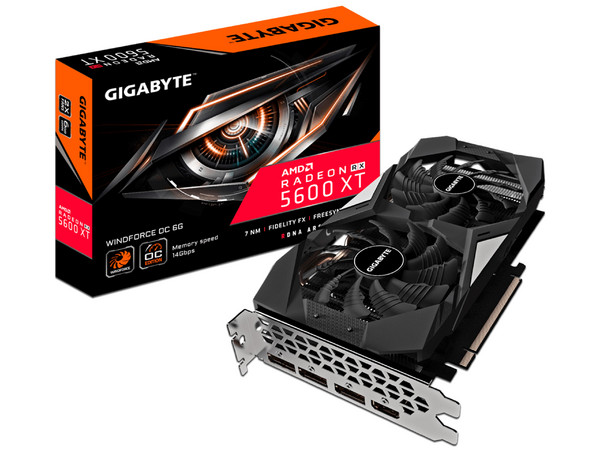 Tarjeta de Video AMD Radeon RX 5600 XT Gigabyte WINDFORCE OC, 6GB GDDR6, 1xHDMI, 3xDisplayPort, PCI Express x16 4.0.