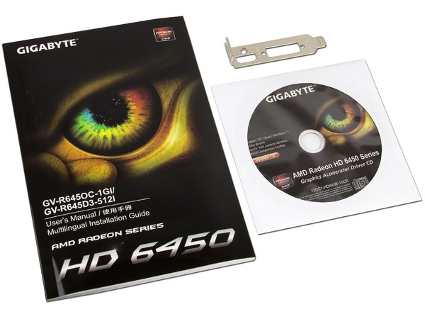 Tarjeta de Video Gigabyte Radeon HD 6450 Versión OC, 1GB DDR3, HDMI DVI, DirectX 11, Puerto PCI Express 2.0