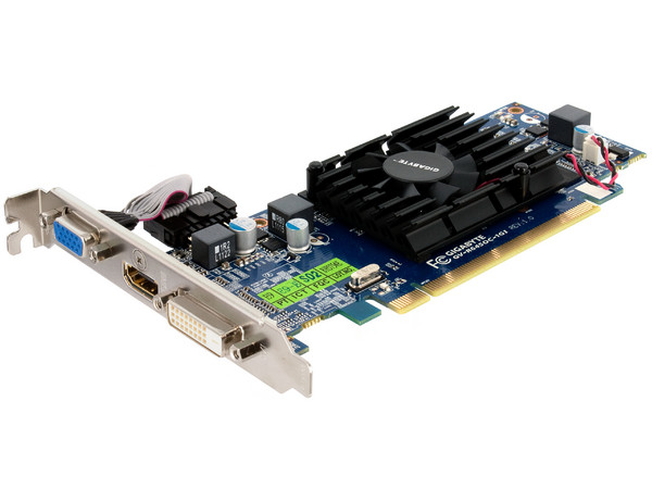 Tarjeta de Video Gigabyte Radeon HD 6450 Versión OC, 1GB DDR3, HDMI DVI, DirectX 11, Puerto PCI Express 2.0